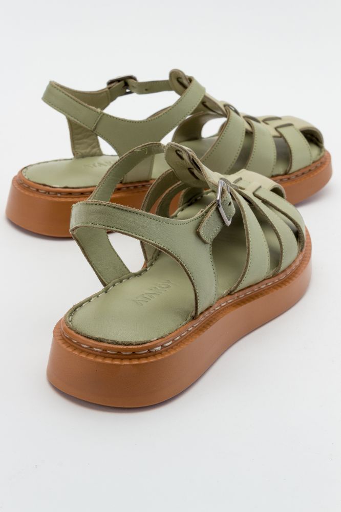 kadin-deri-sandalet-MINT YESIL-ASY232880-0058474_0